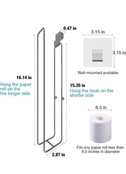 All new toilet paper storage 4 rolls
