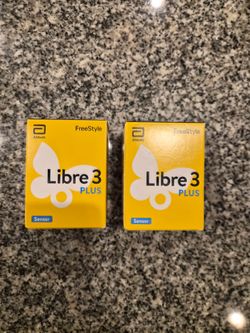 NEW FreeStyle Libre 3 Plus Continous Glucose Monitoring Sensor Small Slim