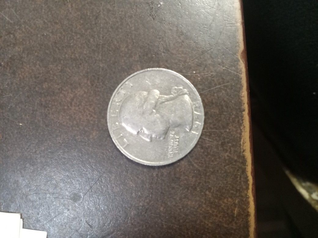 Quarter Dollar 1978 No Mint Mark With Upside Down Eagle