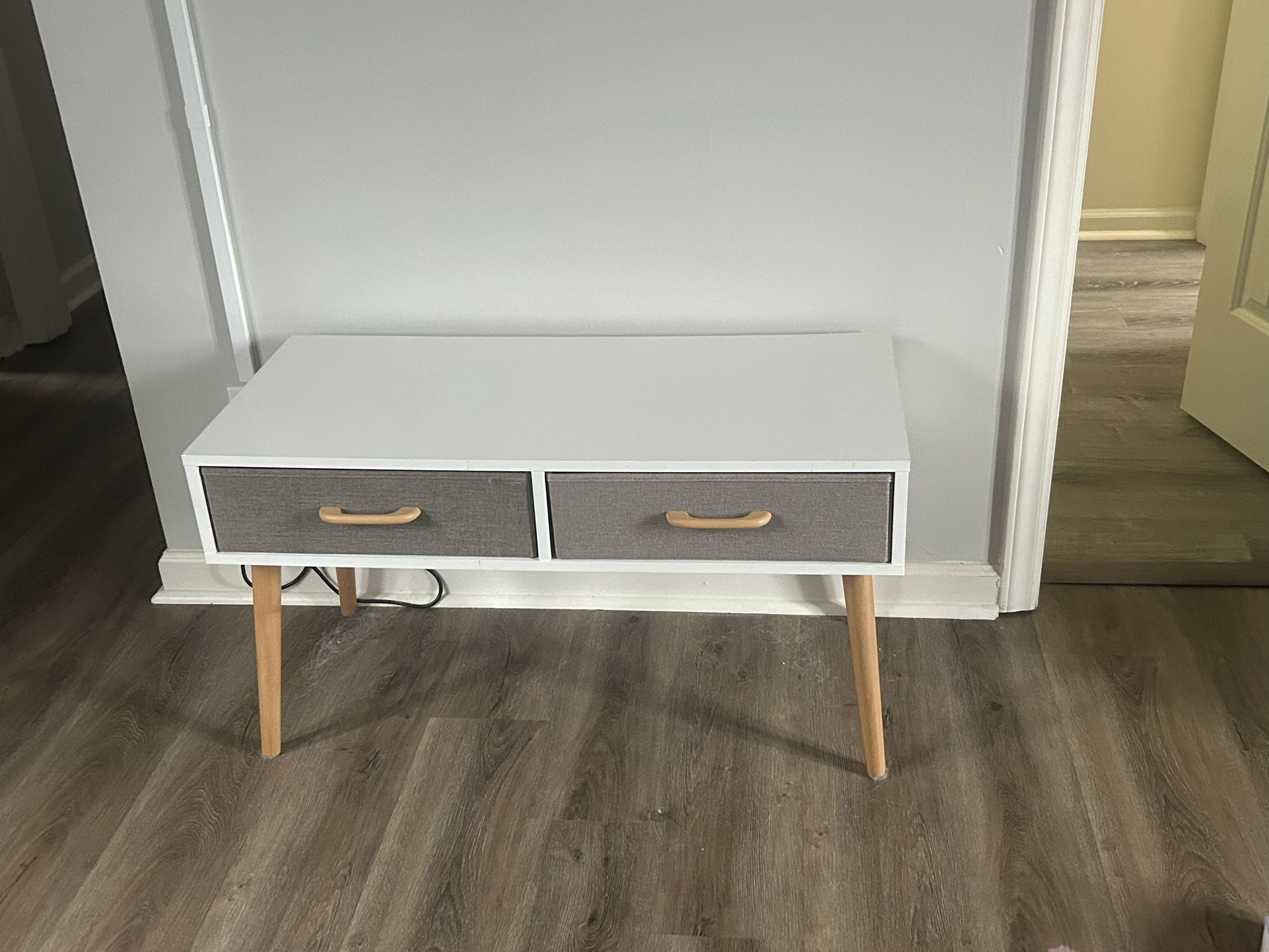 Double Drawer Storage Table