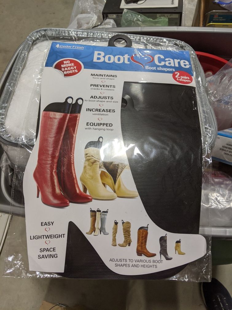 Boot care boot shapers