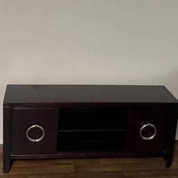 Dark Brown TV Stand Media Console