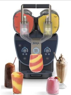 NINJA Slushi Twist Slushie Machine 10+ Servings (FS701 Blue)