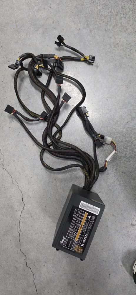 Rosewill Arc 750w Power Supply 80+ Bronze - Need To Sell ASAP 