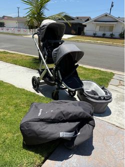 UPPAbaby Vista V2 + Rumble Seat + PiggyBack + Travel Bag Bundle
