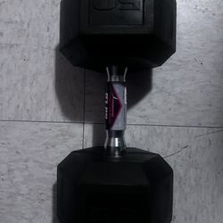 Dumbell (50 Pound Hex Dumbell)