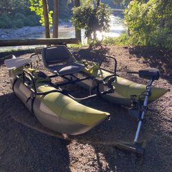 Wilderness Pontoon Boat WITH motor, OBO