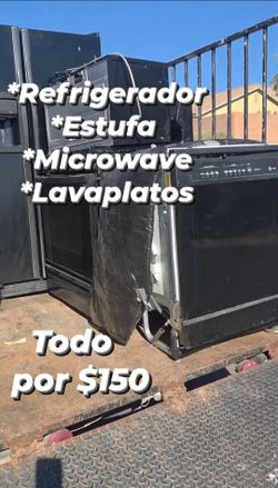 All appliances for $150 delivery available