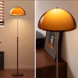 Retro Dome Floor Lamp with Pull Chain
