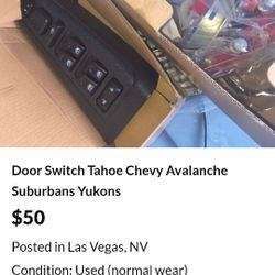 Master Switch Chevy Tahoe Suburban Yukon 