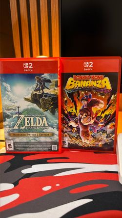Nintendo Switch 2 Games Bundle – Zelda TOTK + Donkey Kong Bananza