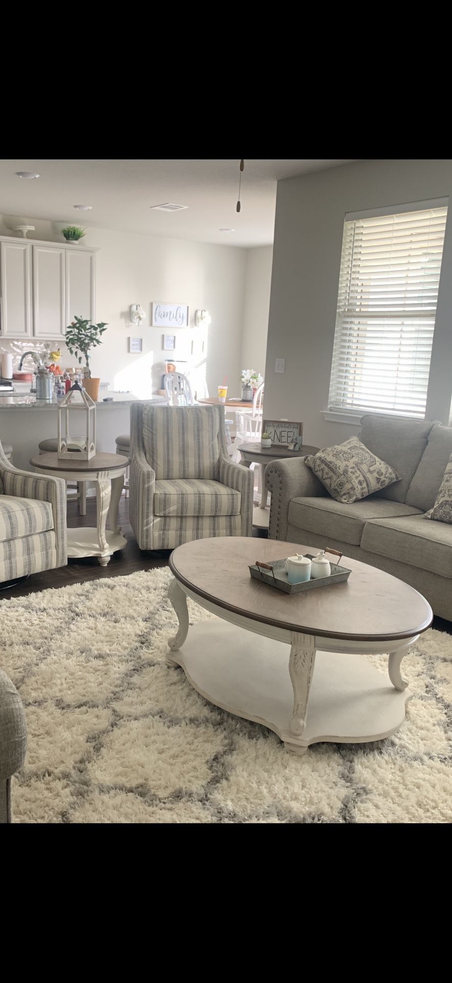 Ashley Furniture- Realyn Coffee Table & End Tables