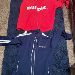 Purple Jacket And Palm Angles