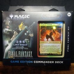 SPECIAL EDITION Magic: The Gathering – Final Fantasy VII Limit Break Game Edition Commander Deck (Unopened)