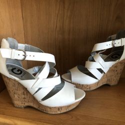 White Stop Wedges 