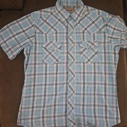 Wrangler Cowboy Men's Shirt Size L Vintage