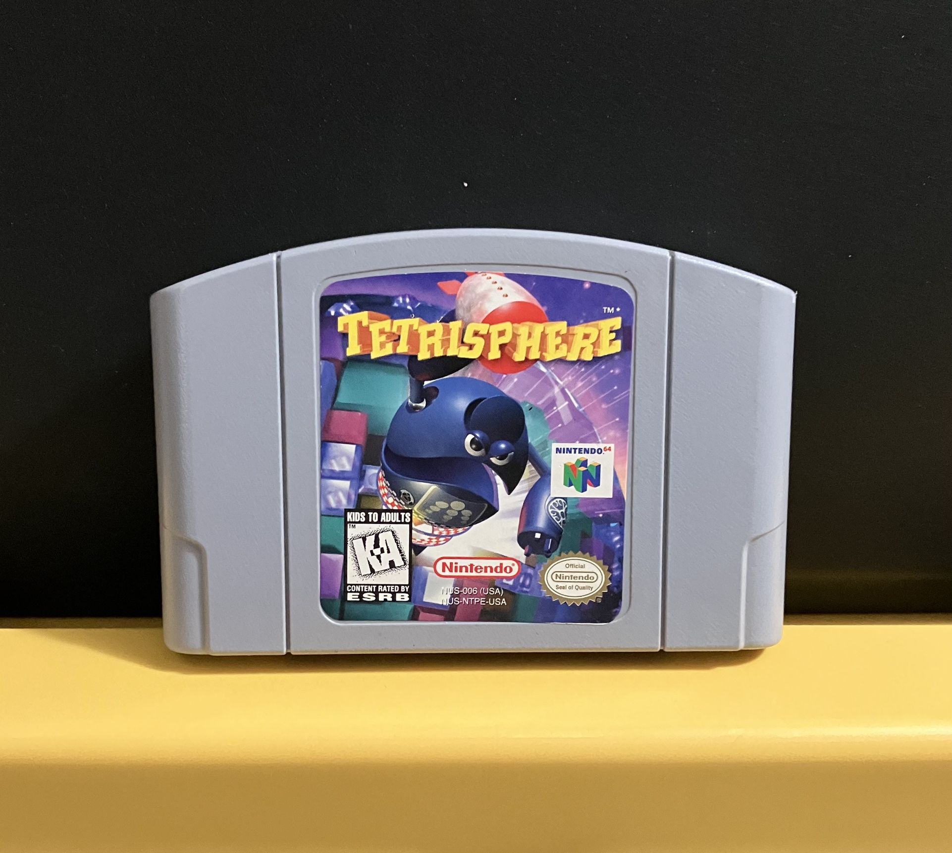 Tetrisphere cartridge for Nintendo 64 n64 video game console system cart Tetris Sphere