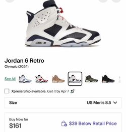 Jordan 6 Olympic