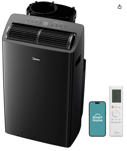 Midea Duo 14,000 BTU Portable Air Conditioner with Heat, Inverter Quiet