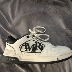 Amiri Classic Low Two-Tone Perforated Leather Sneakers