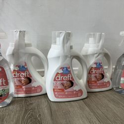 Dreft baby detergent + laundry 🧺 stain remover $30 for all