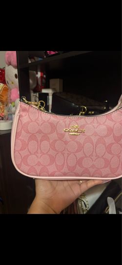 Pink coach purse