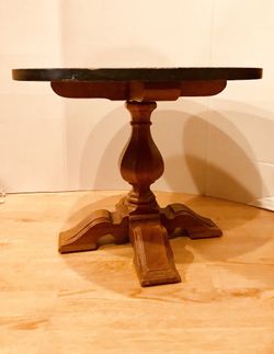 Vintage Pair of Henredon Marble Top Tables