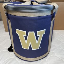 WA Huskies Cylinder Cooler Purple Gold 