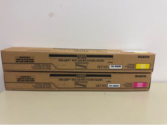 Two brand new color copier toners for sharp mx 2640