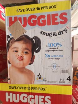 Huggies 4 $30 Each Box.