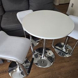 High Table And Bar Stools