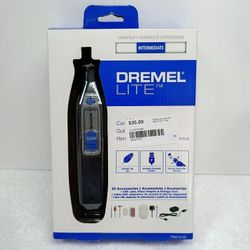 Dremel Lite 7760 N/10 4V Li-Ion Cordless Rotary Tool, Variable Speed Multi-Purpose Kit, USB Charging, Easy Accessory Changes - Perfect For Light-Duty 