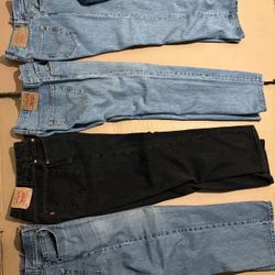 2  Levis Jeans: 501 Blue and 505 Black ( 3 already SOLD)