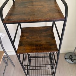 Industrial Rolling Kitchen Cart / Storage Rack – Excellent Condition (Moving Sale)