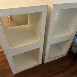 4 Cubed Shelves $15 OBO 