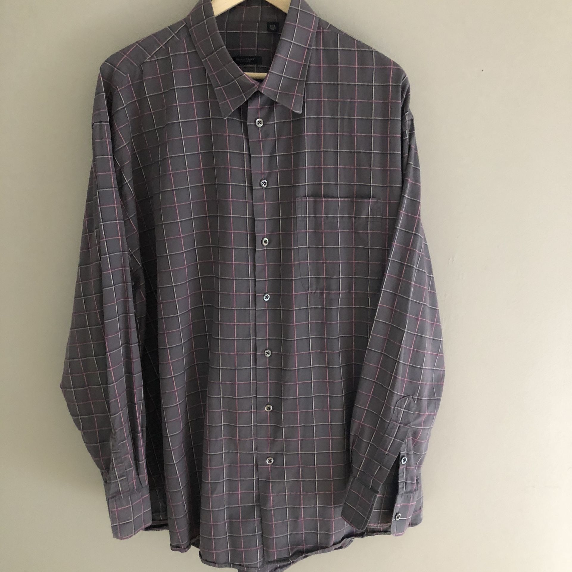 Burberry Mens Long Sleeve Shirt XXL