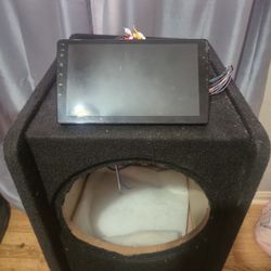 JAC CAR RADIO And 10 Inch Sub Woofer Box