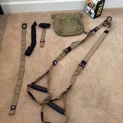 TRX Suspension Trainer System – Full Set w/ Straps, Anchors & Bag