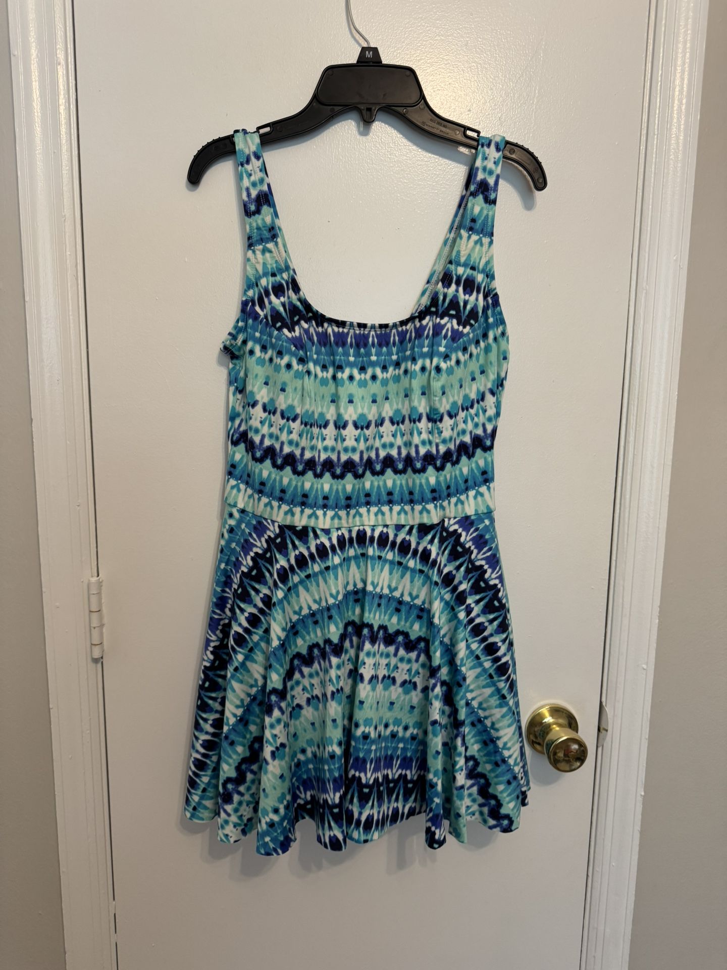 Sonnet Shores Blue Swim Dress Size 12