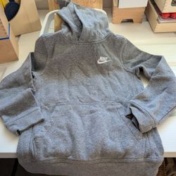 New Nike Size  Small Gray Pull Over Hoodie And Fleece Joggers