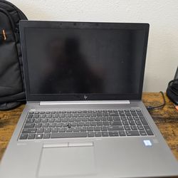 HP ZBook 15u G6 i7 8th Gen 16GB RAM 512GB SSD 15.6" Win 11 Pro + Bag