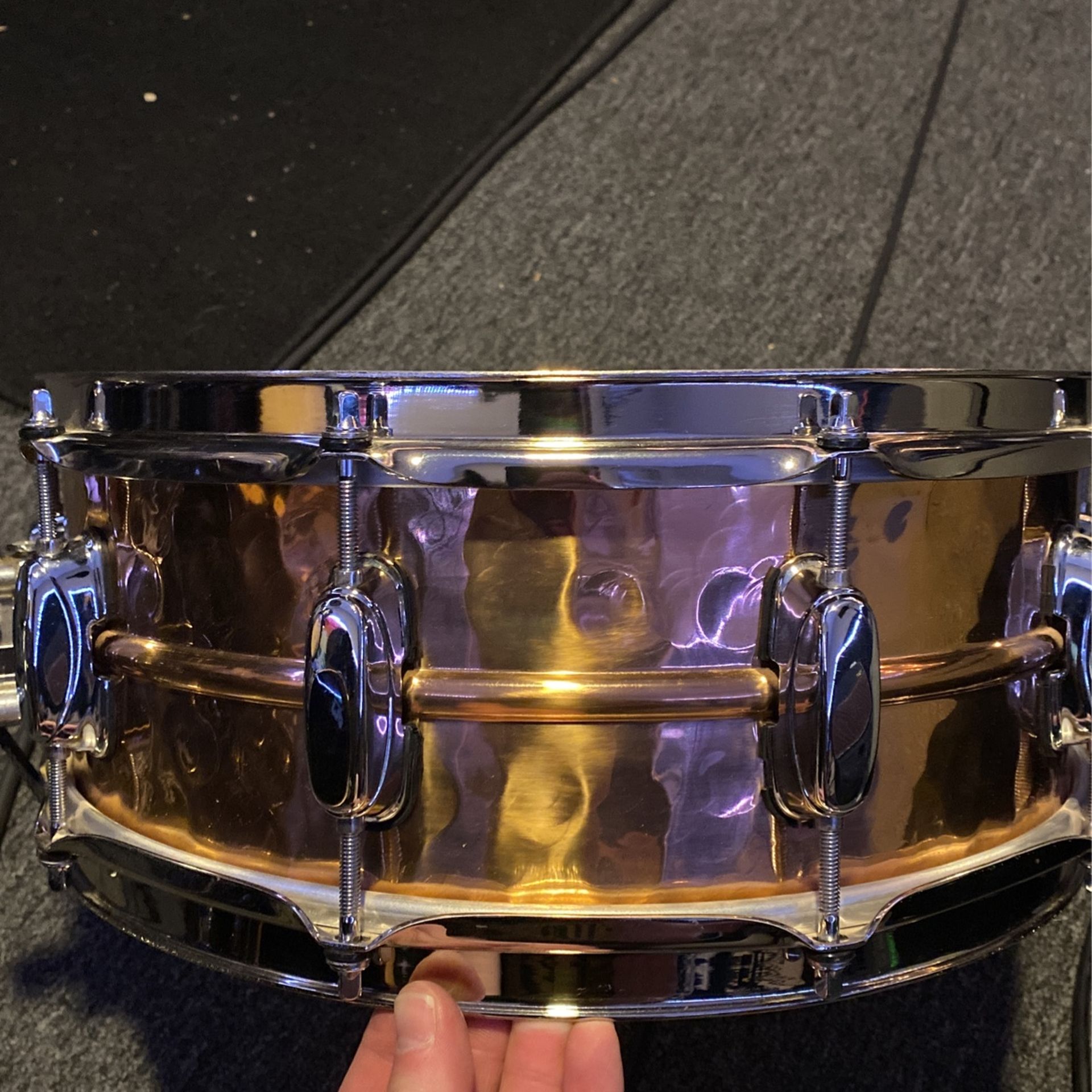 Tama PBZ355H 5.5' x 14'Power Metal Bronze Hand Hammered Snare