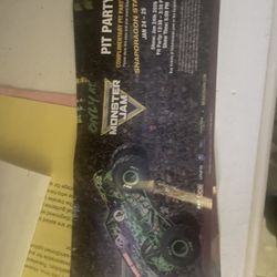Saturday Monster Jam Pit Passes 24