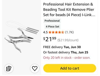 Extension & Beading Tool Kit Remove Plier