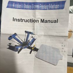 2 Station Screen Press