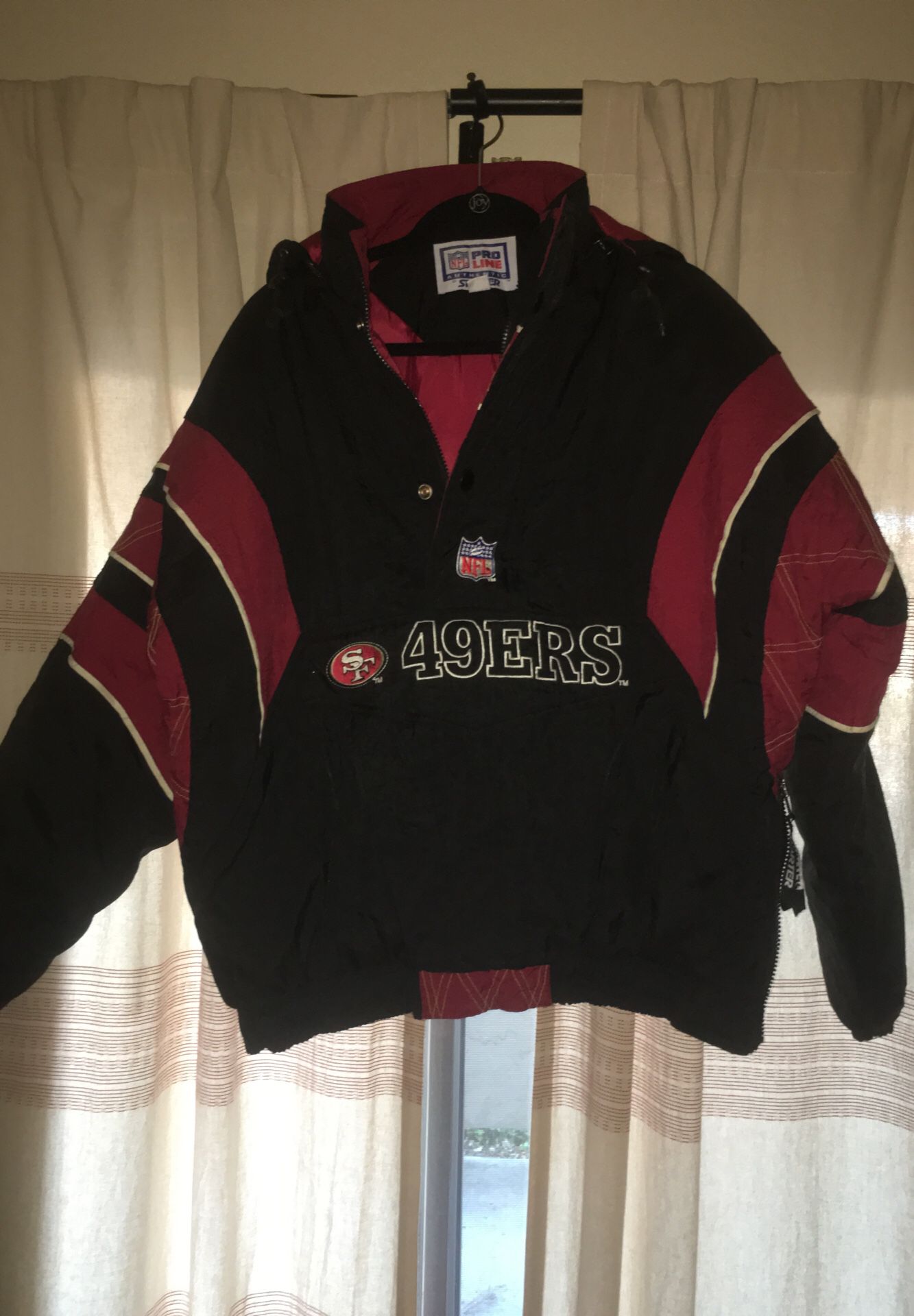 49ers starter jacket large