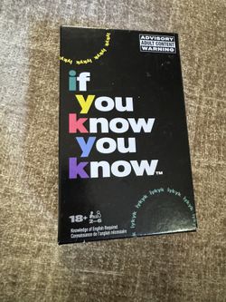 If You Know You Know Card Game