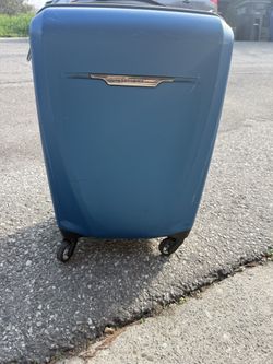 Samsonite Carry On Blue Hard Case Roller 