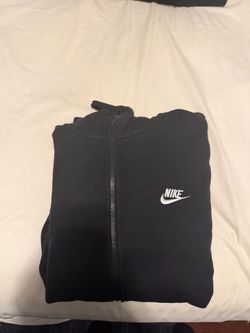Black Nike Zip Up Size (XL)