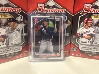 2024 Bowman Baseball Cards (1 Total) • Boston Red Sox